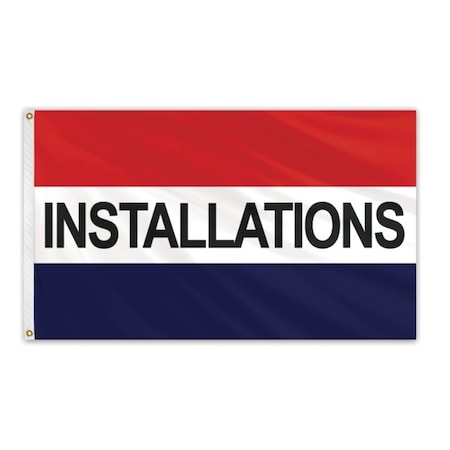 Global Flags Unlimited Installations Message Flag 3'x5' Standard Flag 204896